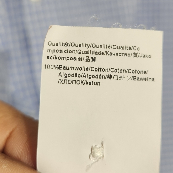 Boss by Hugo Boss Mens Button Down Long Sleeve Shirt Size 16 - Picture 10 of 10